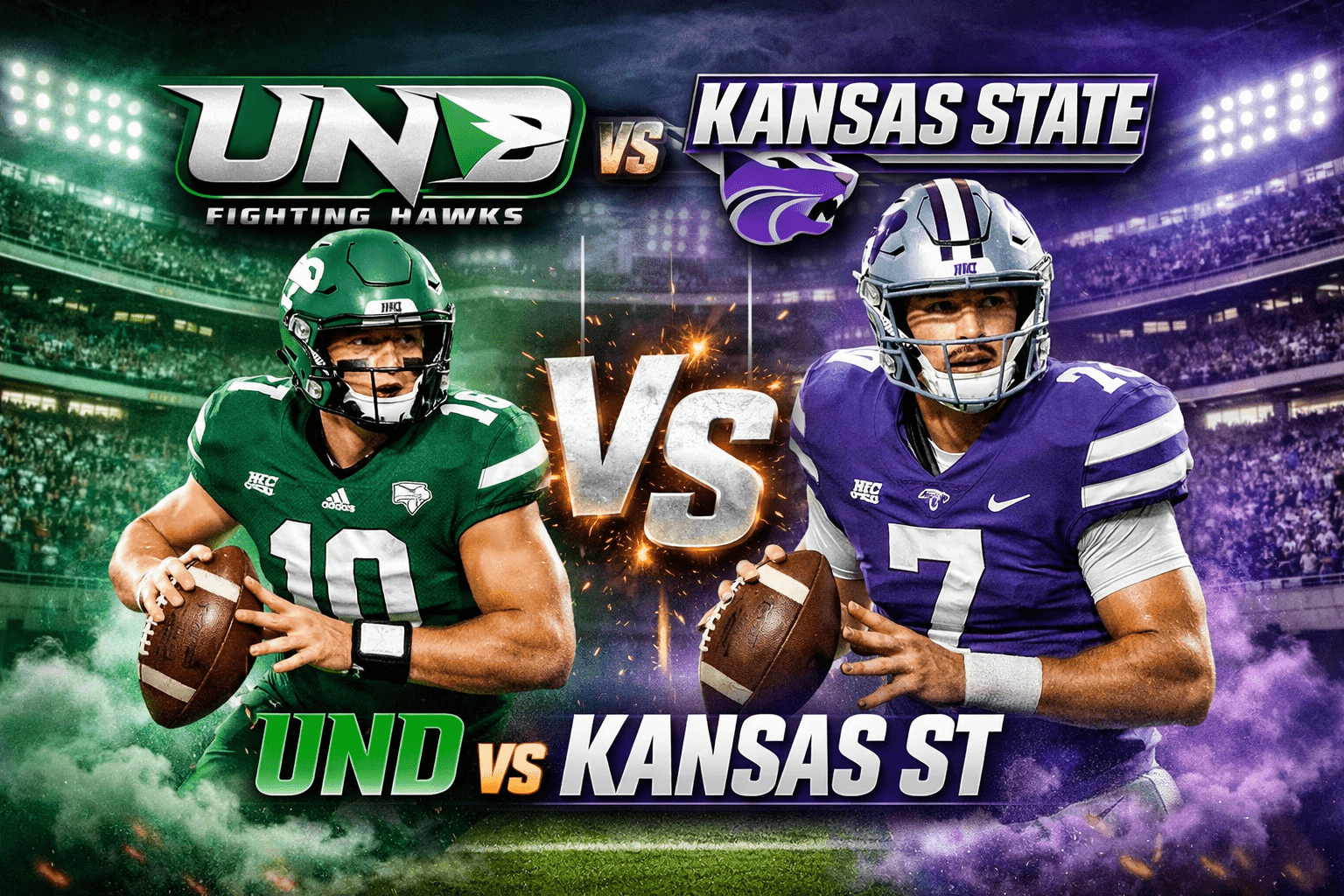 UND vs Kansas Sta