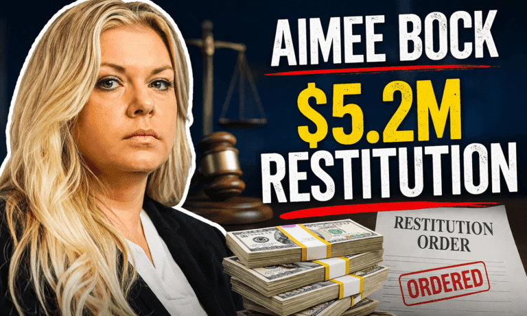 Aimee Bock $5.2M Restitution