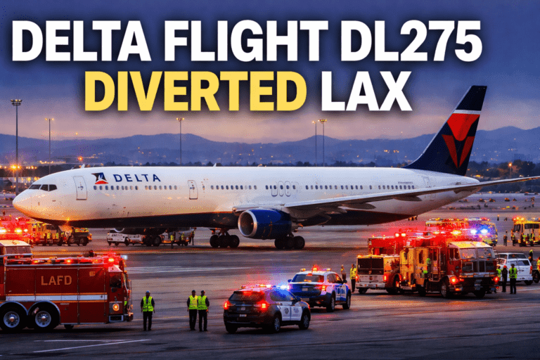 Delta Flight DL275 Diverted LAX