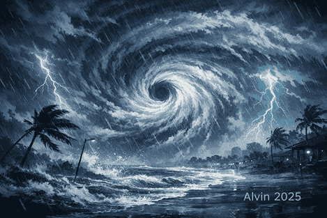 Tropical Storm Alvin 2025