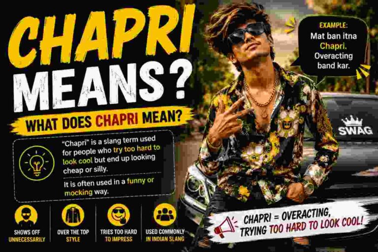 Chapri Means – what does chapri mean in slang