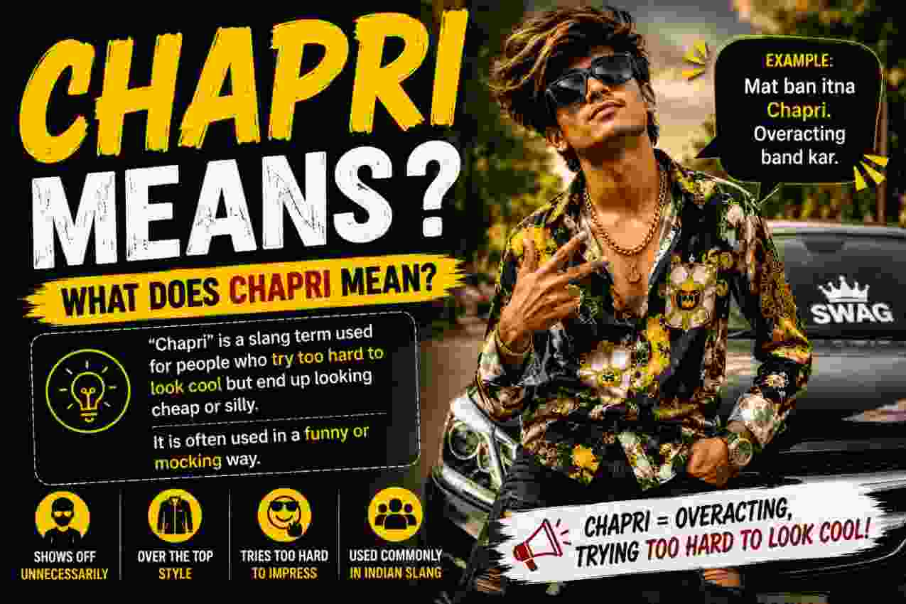 Chapri Means – what does chapri mean in slang