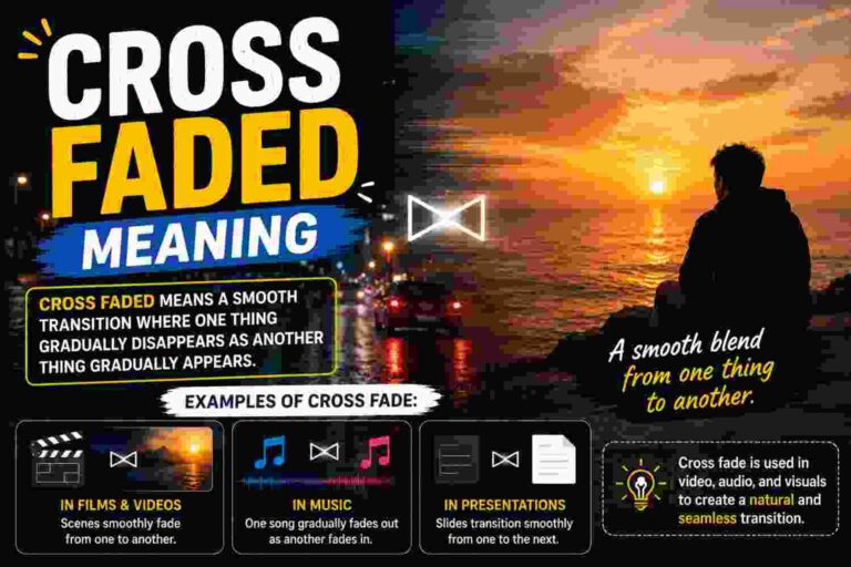 Cross faded meaning explained - dim lounge nightlife scene representing social culture slang