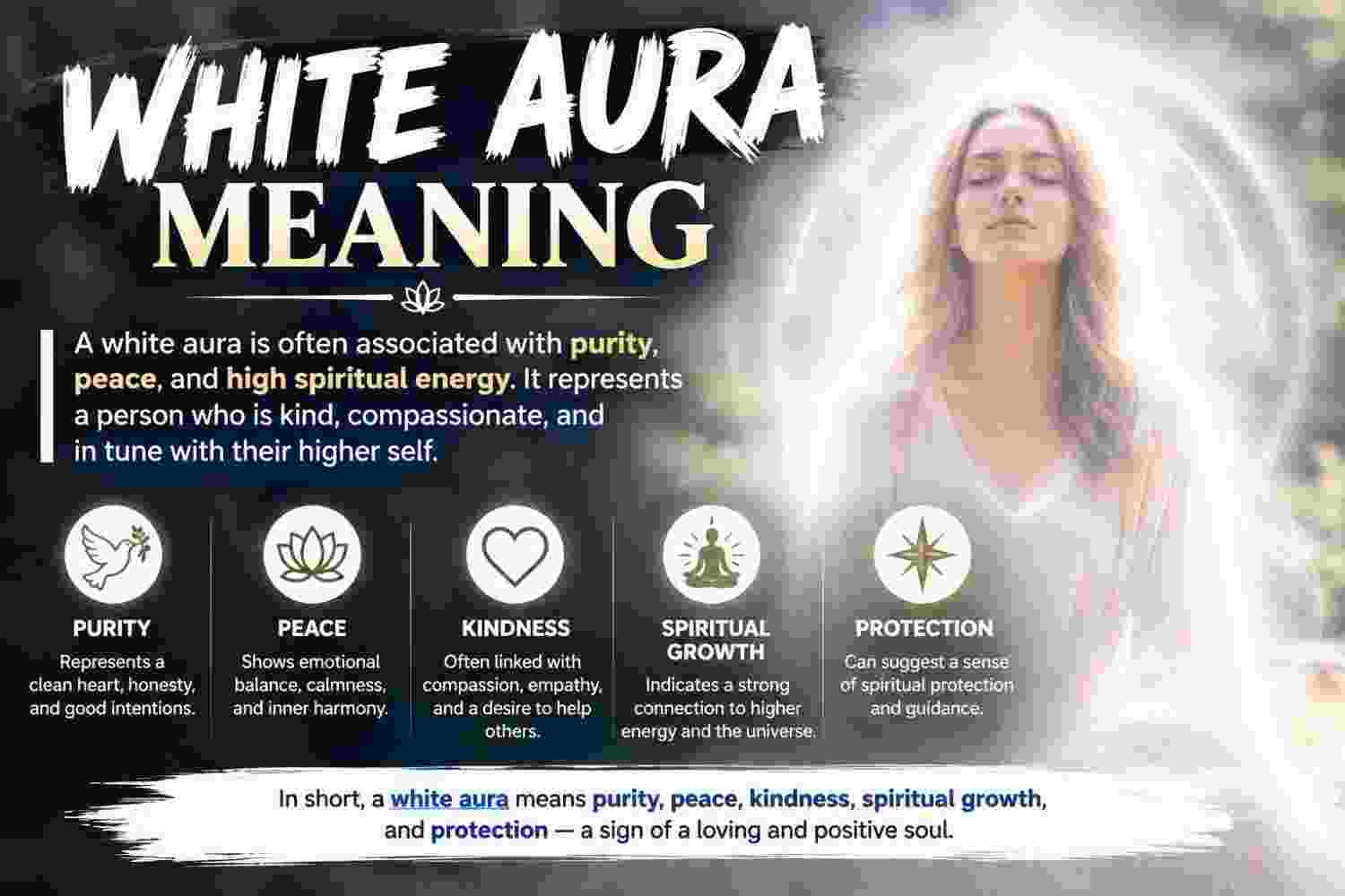 White aura meaning in Minecraft – player character glowing with a bright white outline from the glowing effect inside a dark cave