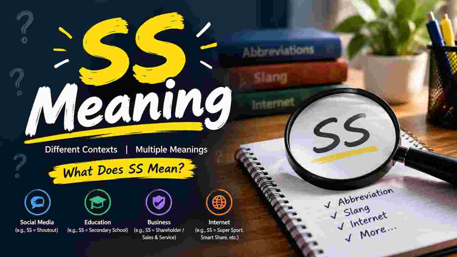 SS meaning explained - texting screenshot slang, history, and car badge symbols