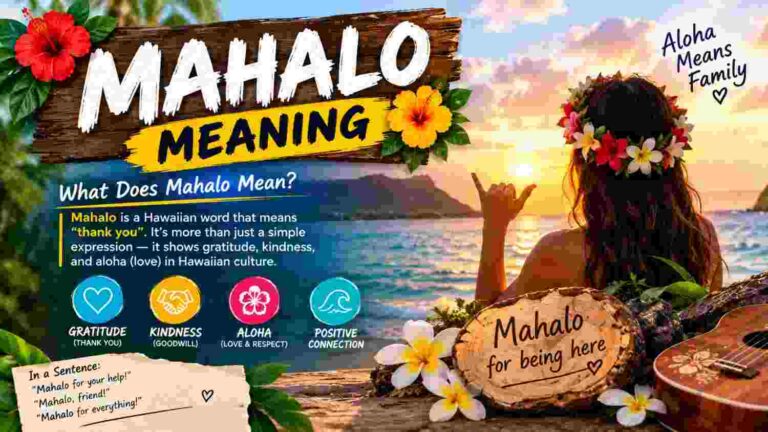 Mahalo Meaning